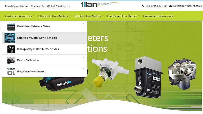 Titan Enterprises’s Online Resources for Flow Measurement