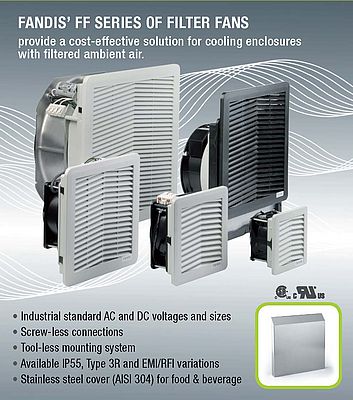 FANDIS' FF Series of Filter Fans