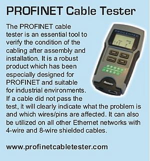 Profinet cable tester
