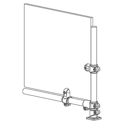 Tube clamps for modular structures
