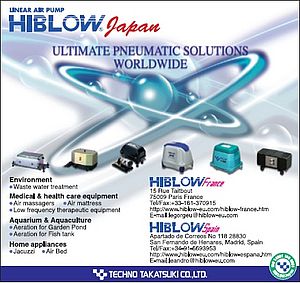 Linear air pumps Hiblow