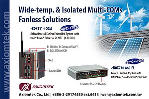 Wide-temperature and isolated Multi-COMs Fanless Solutions