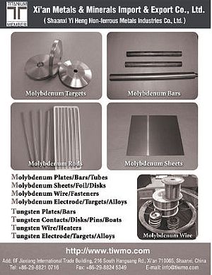 Molybdenum and tungsten products