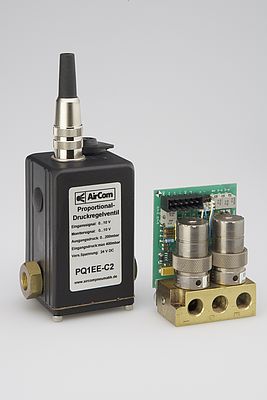 The proportional valve of the PQ series with a precision of 0.2 %