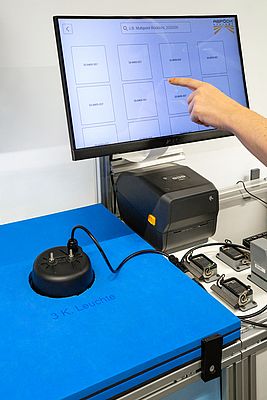 Intuitive HMI touchscreen for an improved user experience. Picture: IDS