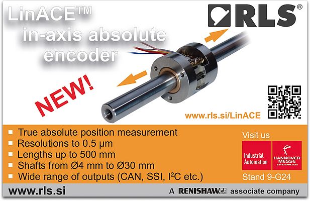 LinACE in-axis absolute encoder