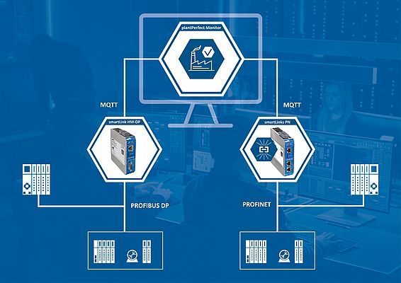 Solution for Central Monitoring of PROFIBUS and PROFINET Networks