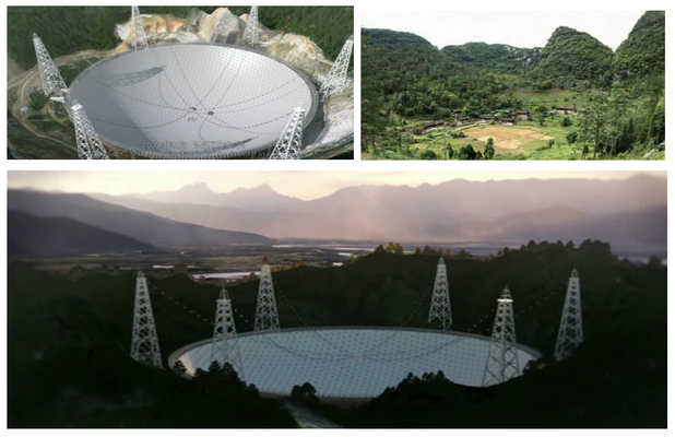 Upon its completion the FAST radio telescope will be the largest in the world
