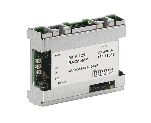 The VLT® HVAC Drive now gets the MCA 125 option, an efficient connection to BACnet/IP