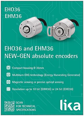 EHO36 and EHM36 NEW-GEN Absolute Encoders