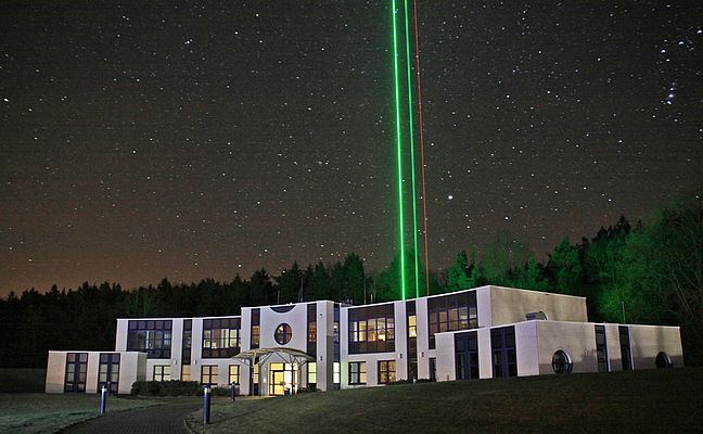 Various lasers being tested at the IAP offices