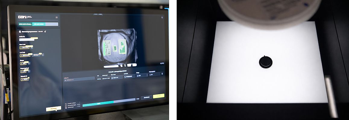 Once the label has been analysed, the results are forwarded directly to connected ERP systems. Picture: collective mind GmbH