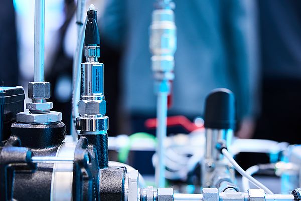 A 12 kHz vibration sensor records relevant status data. Picture: Pepperl+Fuchs