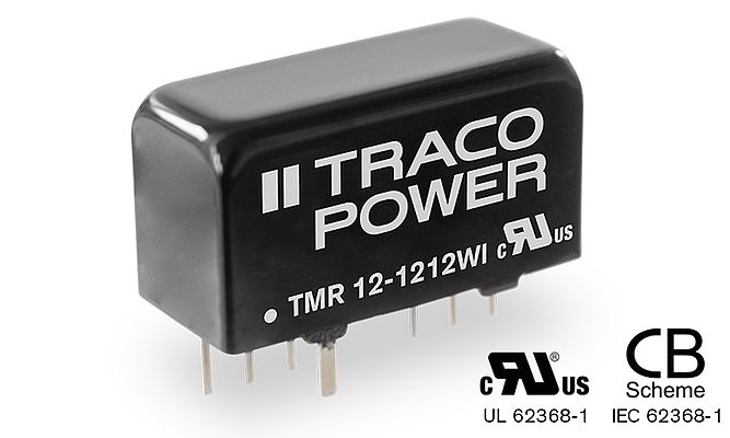 Ultra Compact 12 Watt DC/DC Converters for Industrial Applications