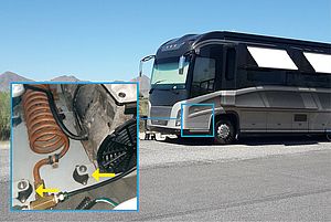 ACE Anti-vibration Mounts Keep Luxury Coach Quiet