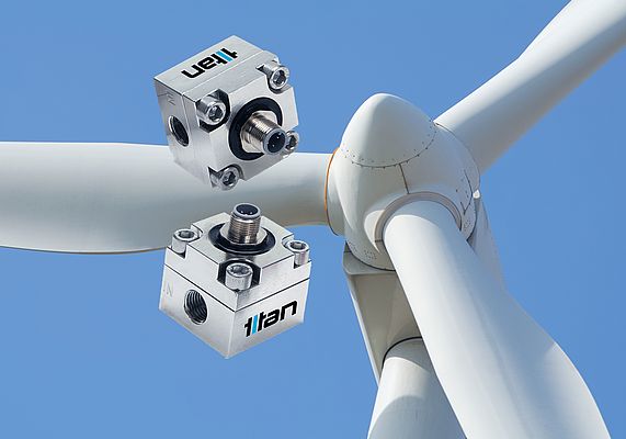 Monitoring of grease lubrication flow in wind turbines. Picture: Titan Enterprises