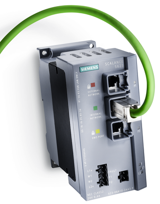 Networks in the industrial environment can be protected with switches of the Scalance S type from Siemens thanks to an integrated firewall.