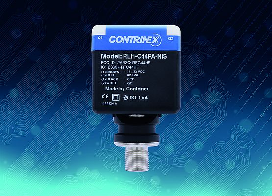 New RFID read/write modules with IO-Link from Contrinex: faster data transmission, "automatic mode" and a C44 housing with IP68/IP69K enclosure rating