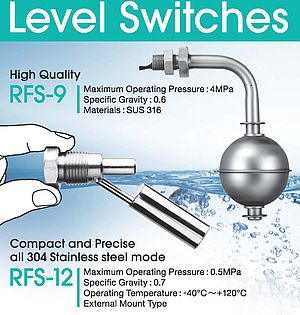Compact and Precise Level Switches