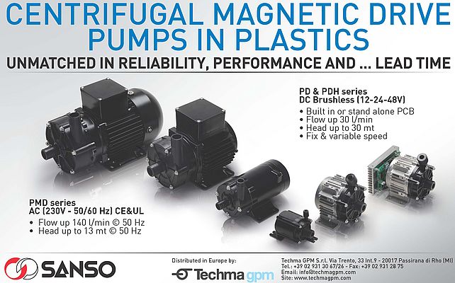 Centrifugal Magnetic Drive Pumps in Plastics