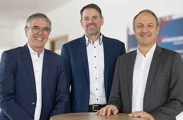 CODESYS management: Manfred Werner, Hilmar Panzer, Dieter Hess. Picture: CODESYS GmbH