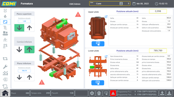 Custom Web controls visualize complex processes and help significantly simplify operation with an interactive 3D model