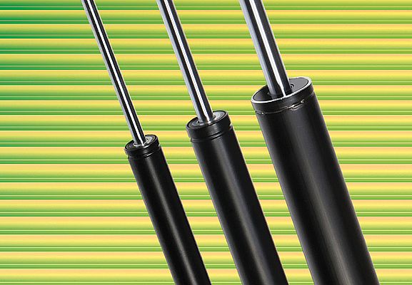 The HT-gas springs with grease chamber and a special sealing system are resistant to aggressive cleaning agents and can be cleaned with pressure and chemicals.