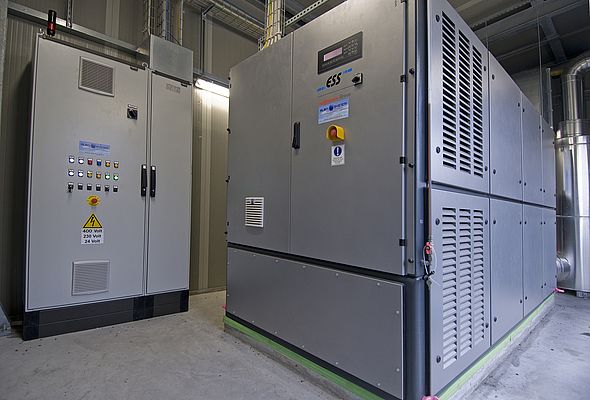 CAR 234 electric kW cogenerators and PLC control interface.