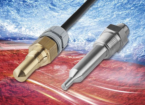 The new generation of the JUMO bimetal switch 608301 can now also be combined with a Pt1000 temperature sensor and combines two functions in a single enclosure.