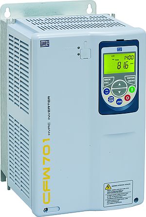 Frequency inverter with manual/automatic override