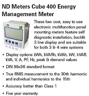 Cube 400 Energy Management Meters