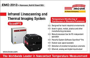 New stand-alone infrared linescanning system allowing thermal images of industrial processes