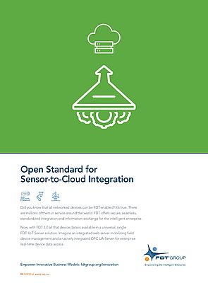 Open Standard for Sensor-to-Cloud Integration