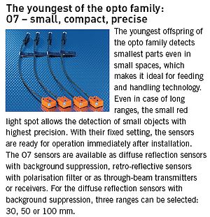Photoelectric sensors O7 series