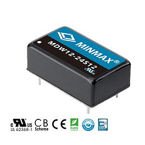 12W Isolated DC-DC converters in small DIP-16 package for Industrial Applications