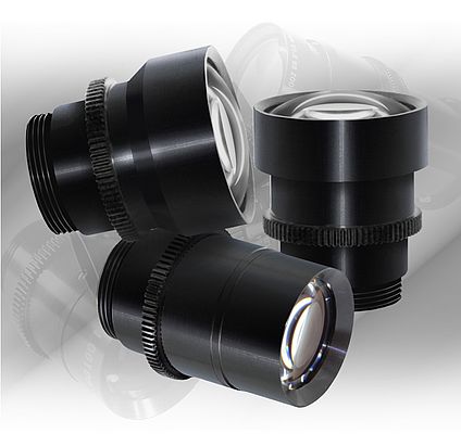 Fixed Focus Radiation Resistant Lenses for Close-up Inspection