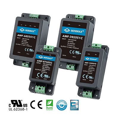 Ultra-Compact Size AC-DC Power Suppliers Family