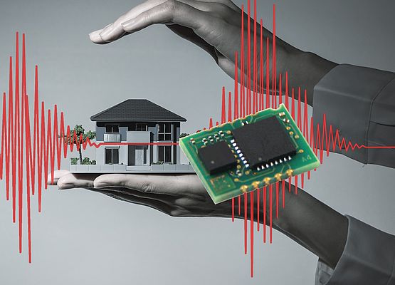 Earthquake detection sensor module