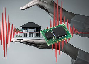 Earthquake detection sensor module