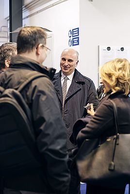 Angelo Maggi, direttore vendite Ulmex Italia, durante l'evento