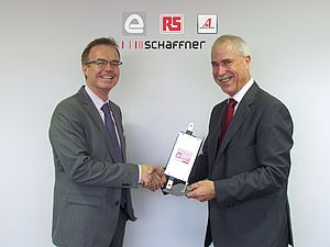 RS Components riceve il titolo di Migliore Distributore dell’anno da Schaffner