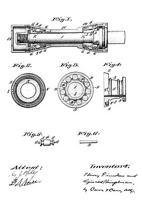 Il progetto del cuscinetto a rulli conici, inventato e brevettato da Henry Timken nel 1898