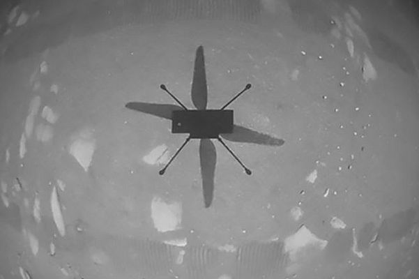 L'elicottero Ingenuity con motori DC maxon fa la storia su Marte
