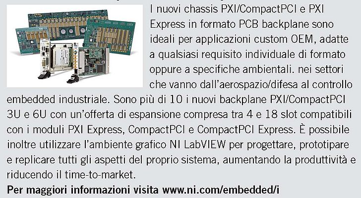 Chassis PXI/Compact PCI e PXI Express