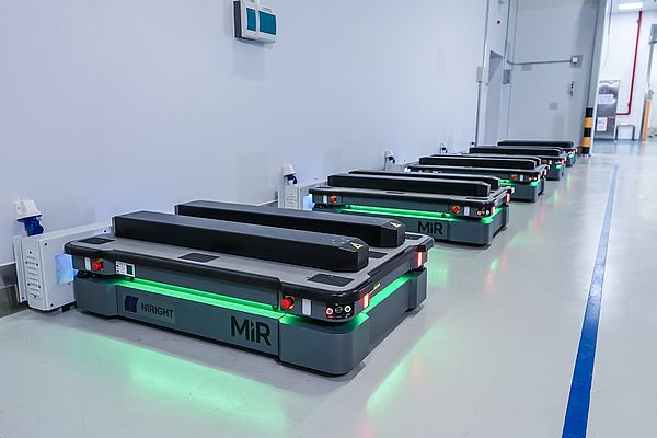 Le soluzioni automatizzate di MiR hanno fatto risparmiare alla sede Novo Nordisk almeno 35 ore settimanali