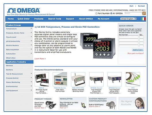 Nuovi prezzi e design per i siti web europei di Omega