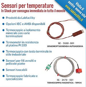 Sensori e accessori per termocoppie