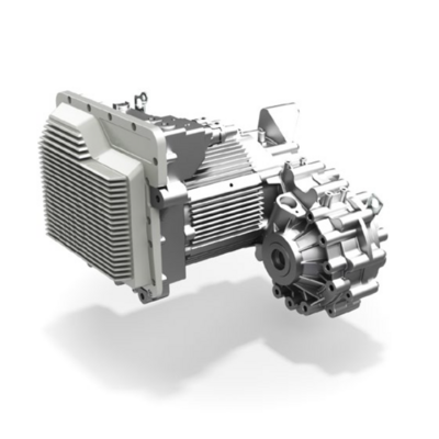 e-Axle20 con potenza di 20kW di picco, inverter e riduttore con differenziale integrato