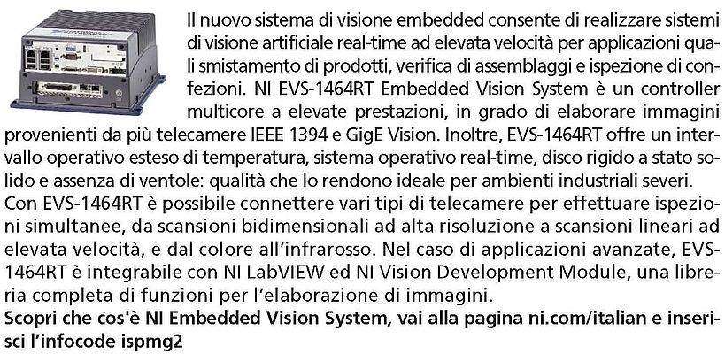 Nuovo embedded vision system