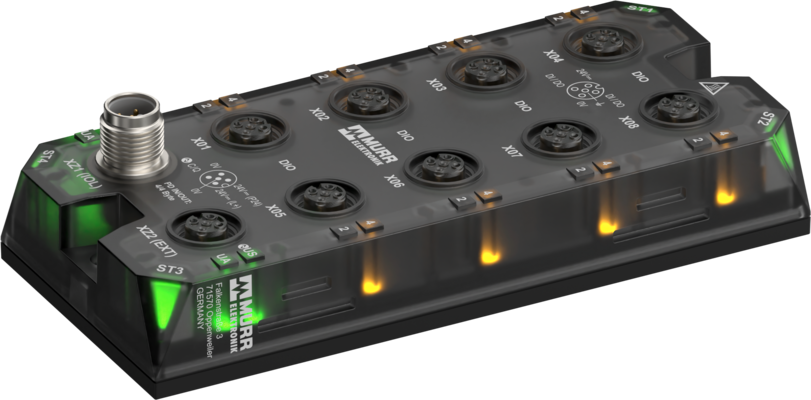 Il LED permette la diagnostica visiva anche sull’alimentazione